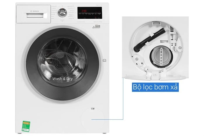 Máy Giặt Kèm Sấy Bosch WNA14400SG 9kg/6kg